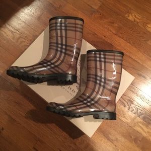 Authentic Burberry Rain Boots